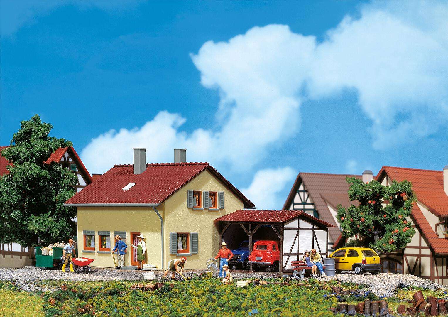 Colonist house with culture