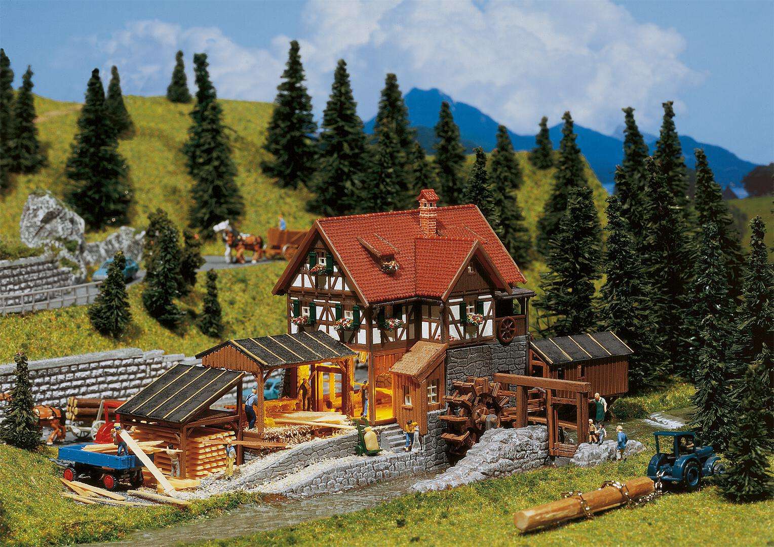 Sawmill (not power-driven)