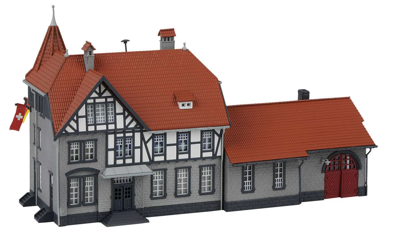 Town hall with fire station thumbnail 2