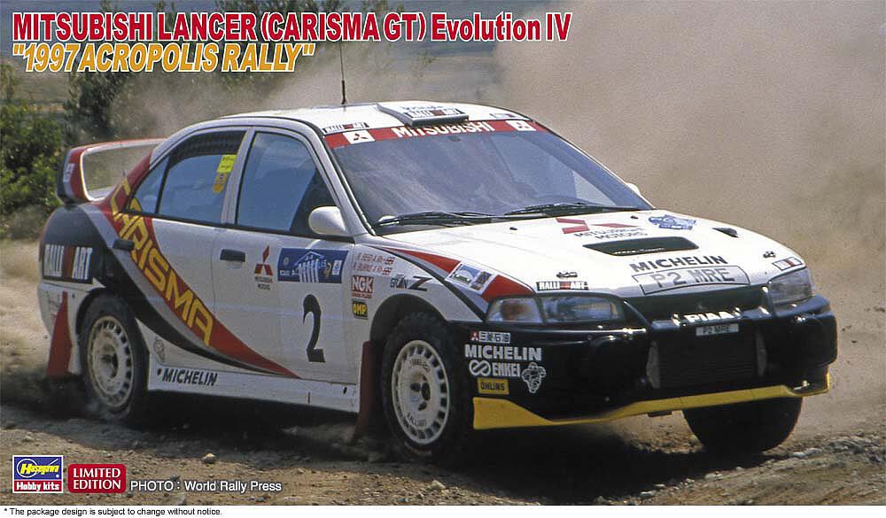 1/24 Mitsubishi Lancer Carisma GT, Evo IV, 1997 Acropolis Rally