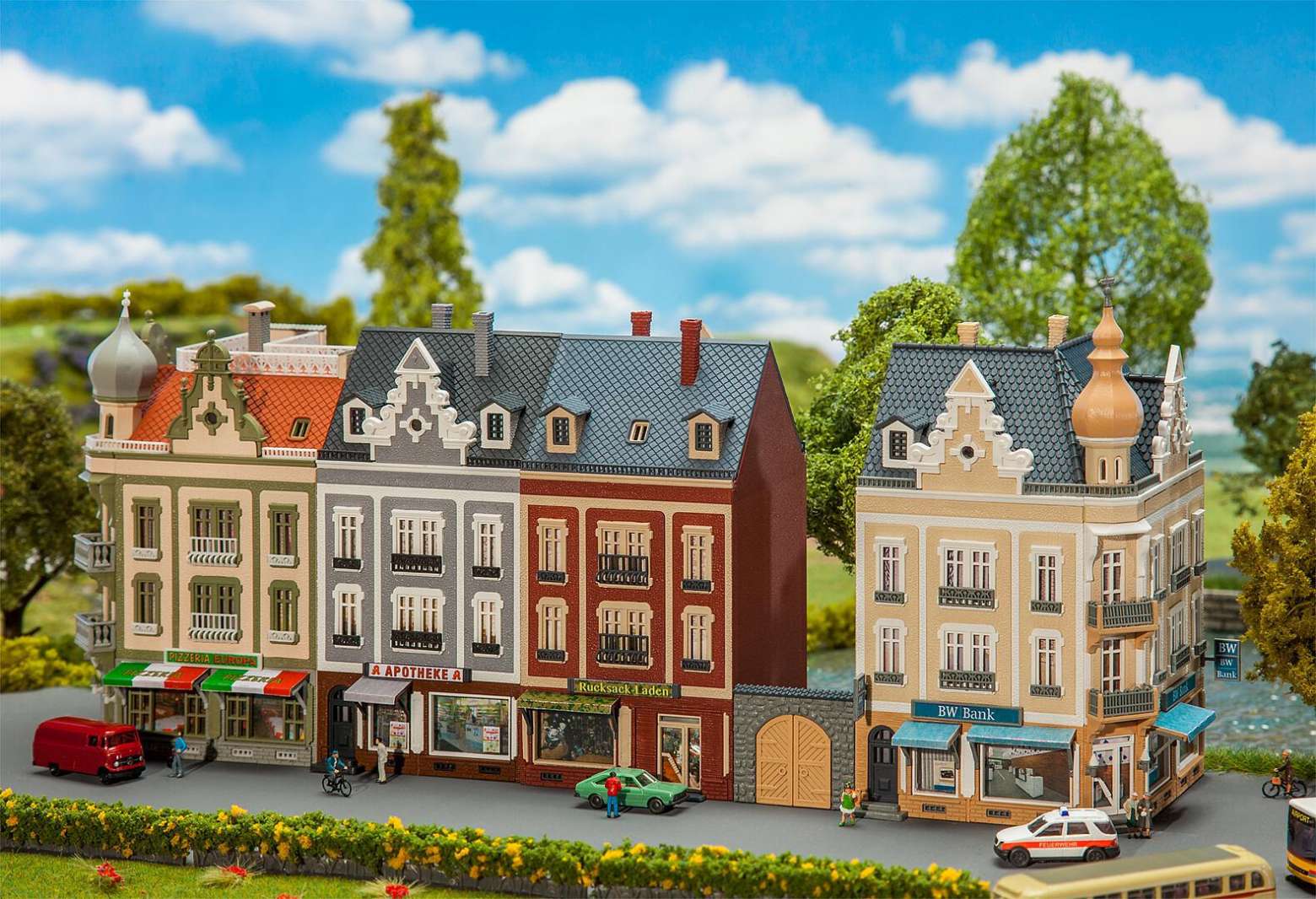 Beethovenstraße Row of downtown structures