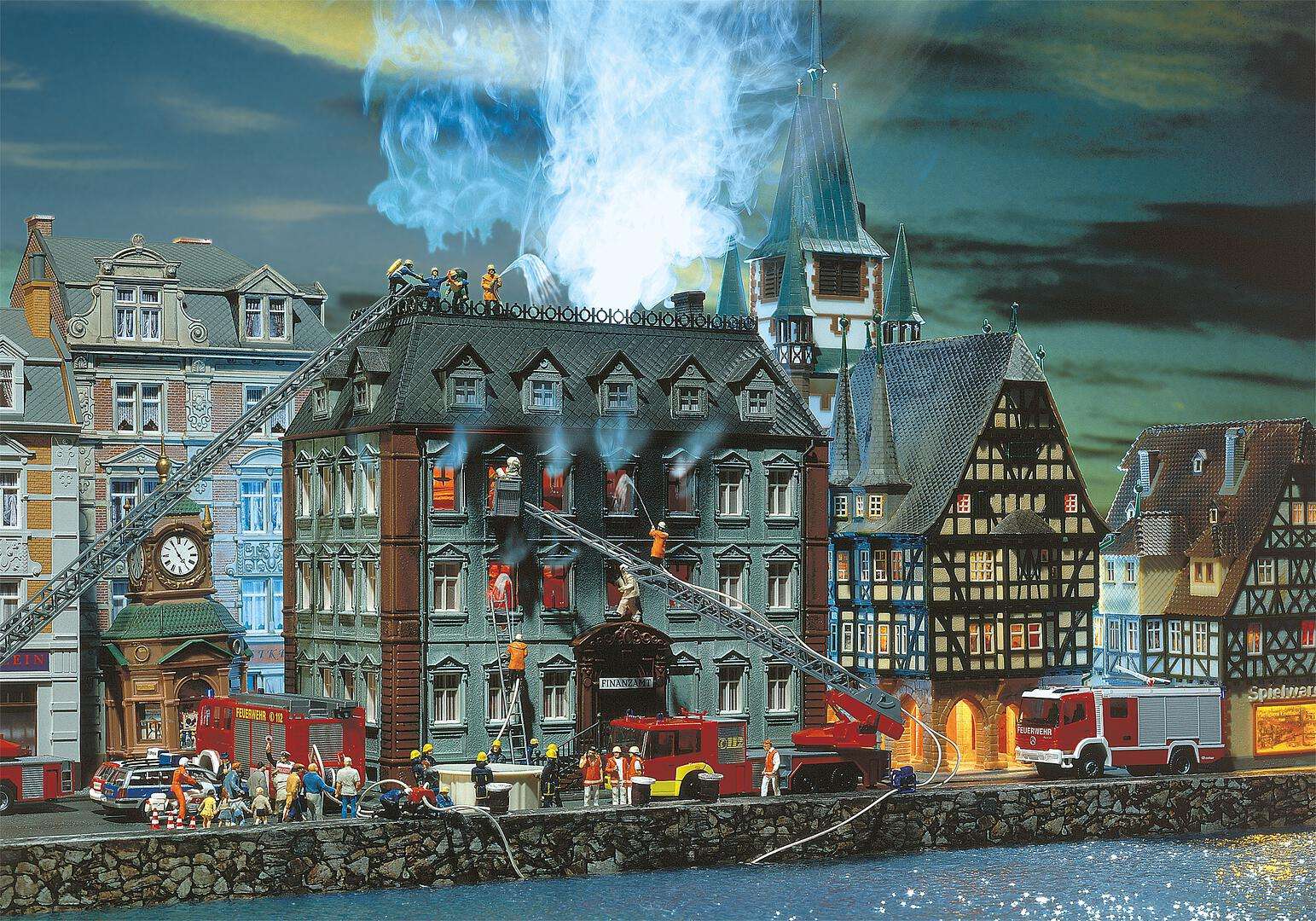 Burning tax office