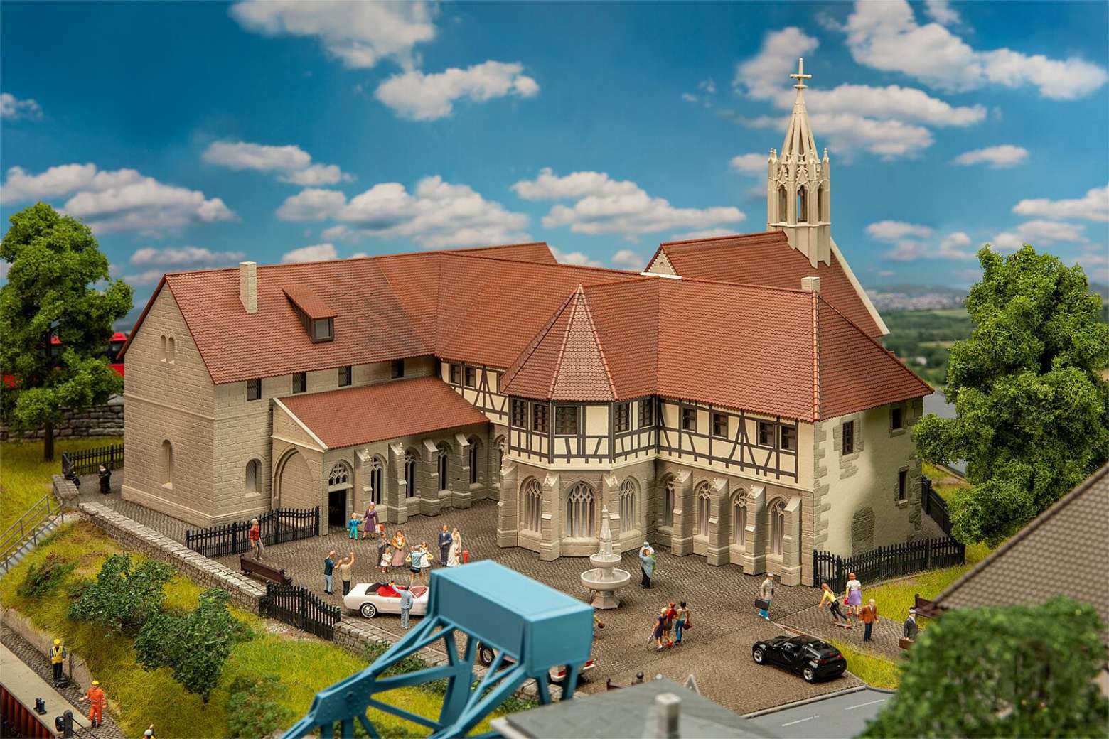 Old abbey with cloister thumbnail 2