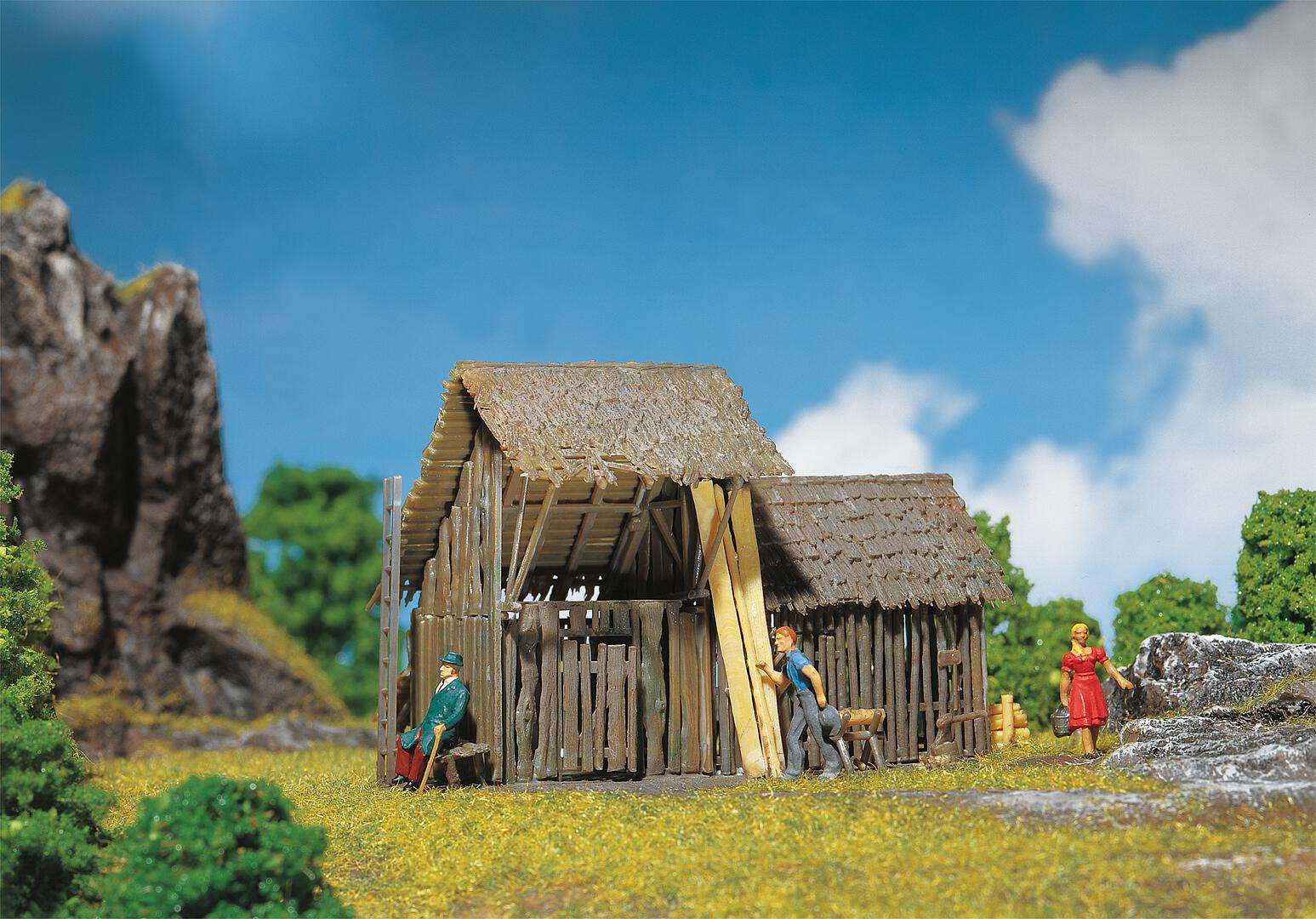 Log barn