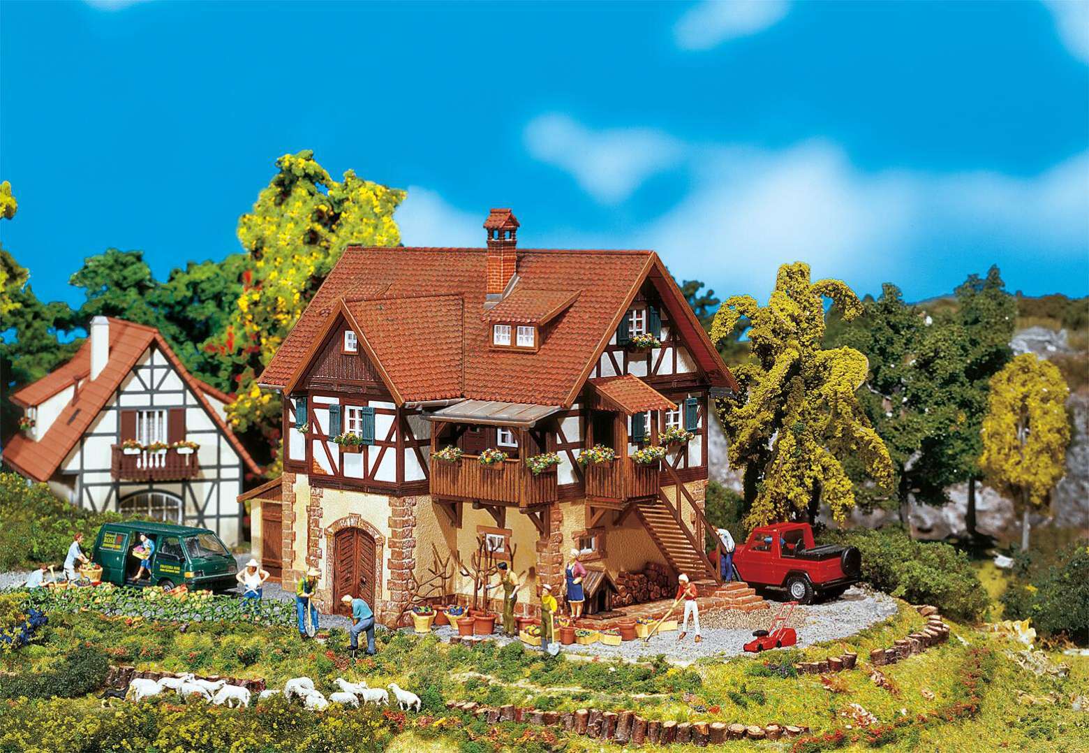 Half-timbered house