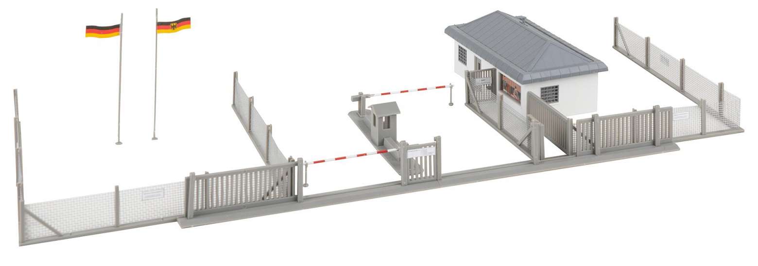 Sentry building with barrier thumbnail 2