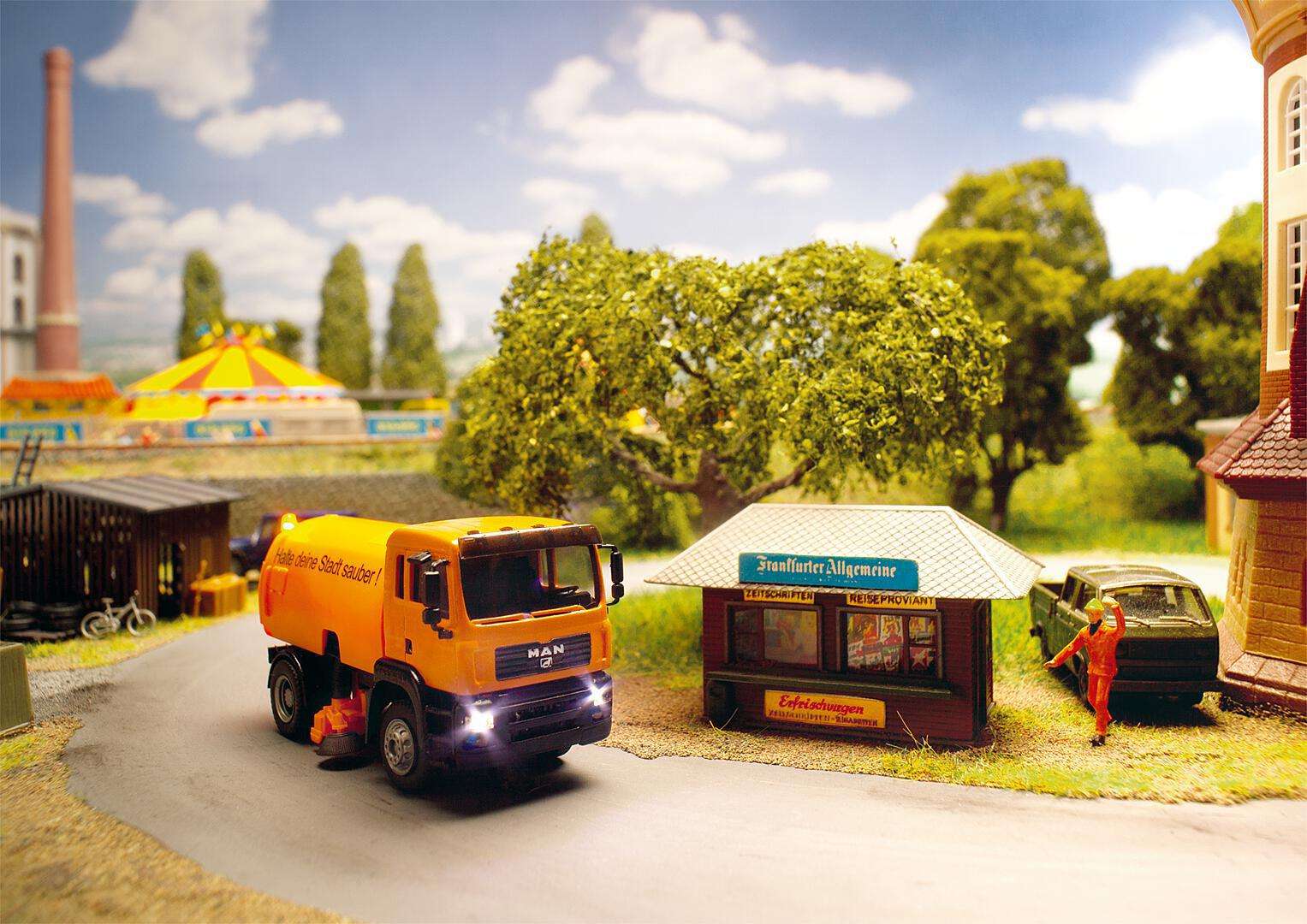 Car System Digital MAN TGA Street Sweeper (HERPA)