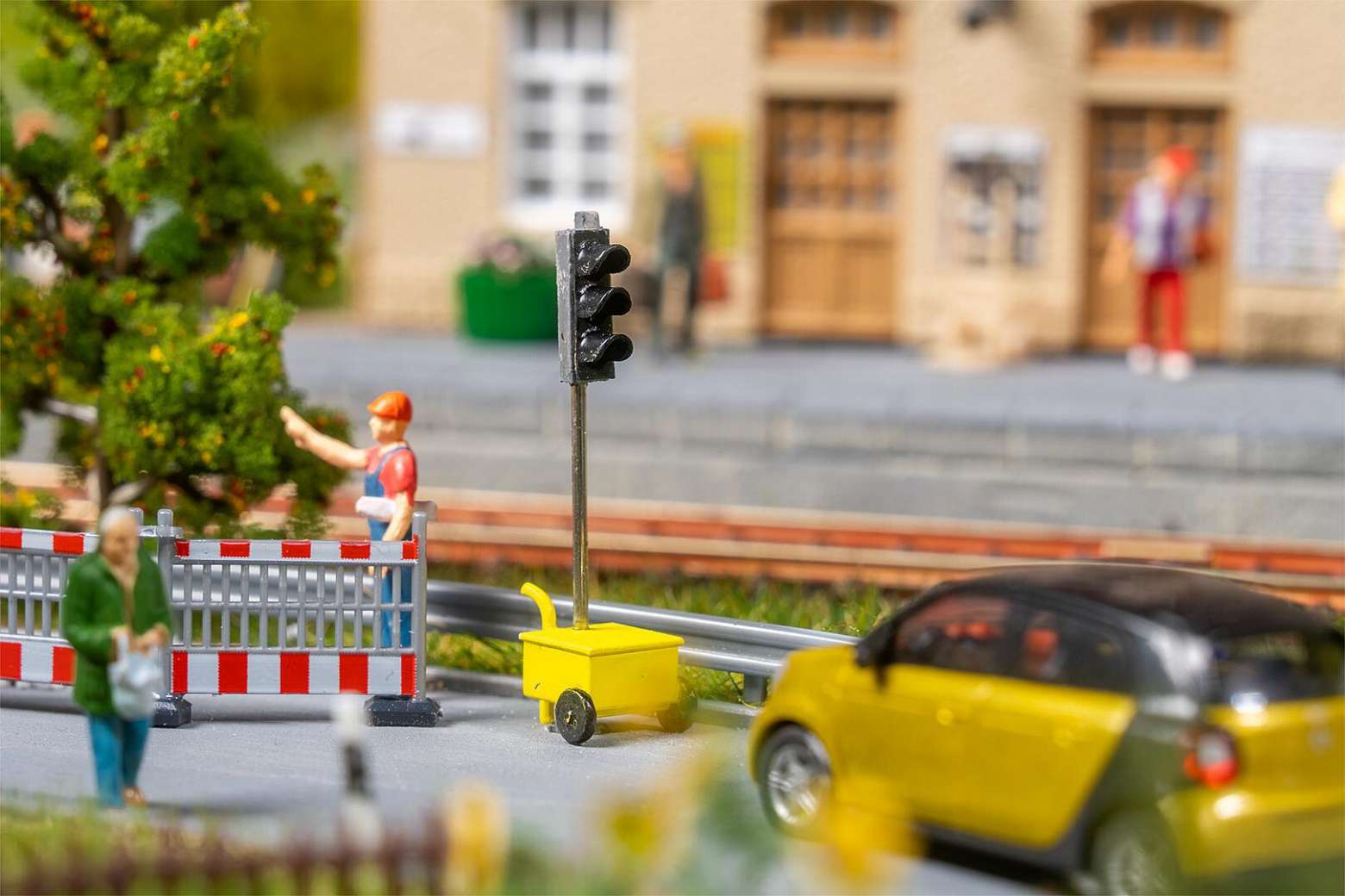 2 Roadworks traffic lights