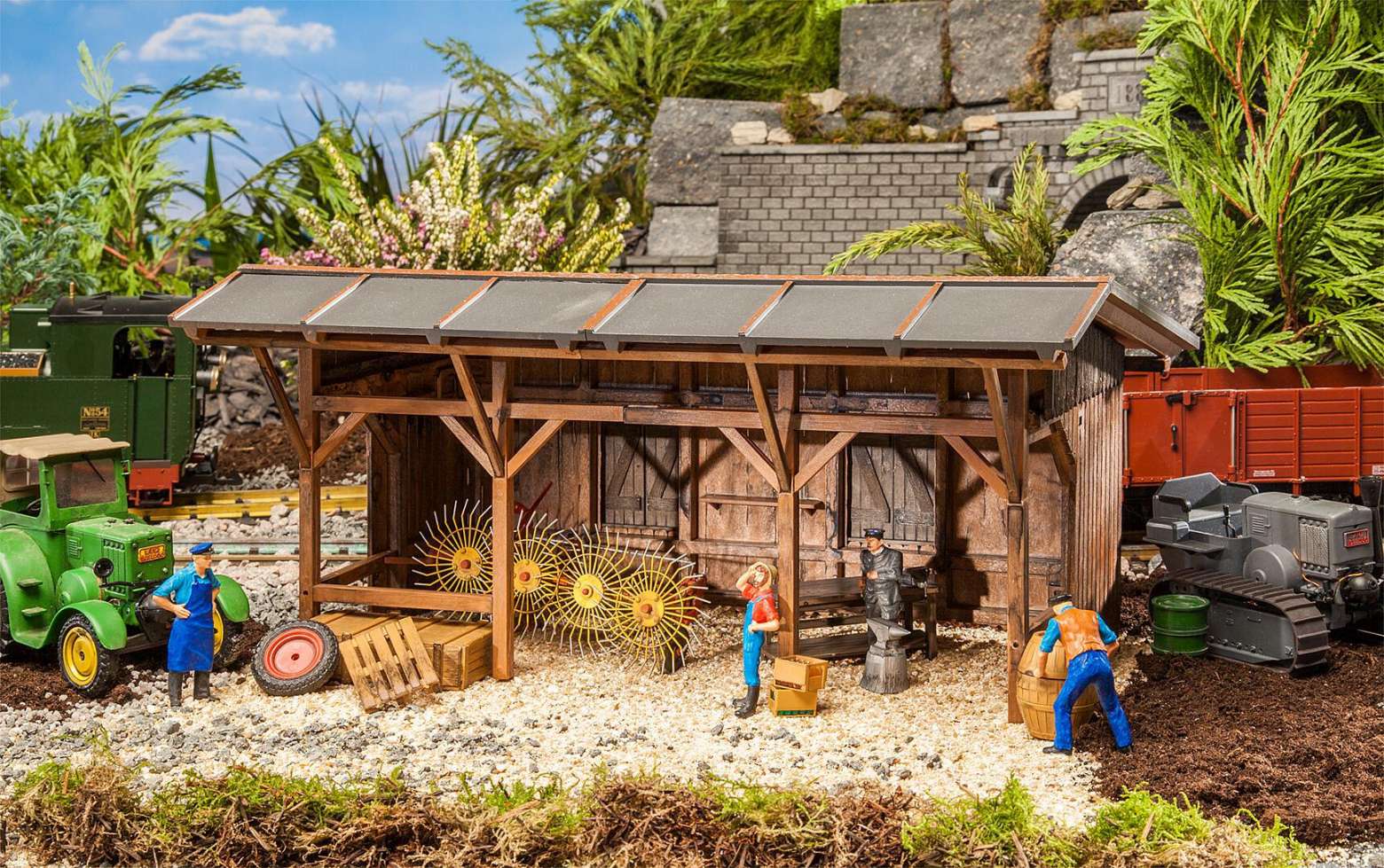 Machinery shed