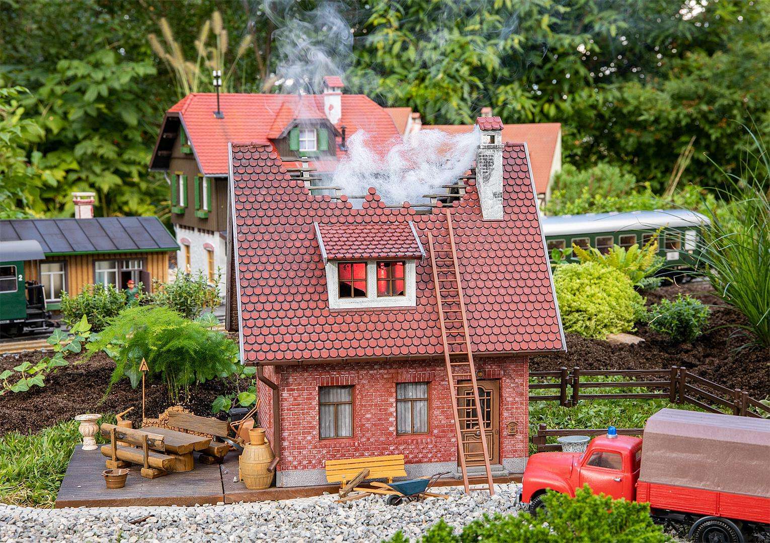 Burning clinker house