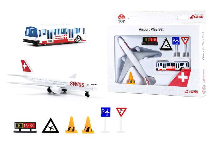 ACE Toy Airport Play Set Swiss | Aircrafts & accessories | ACE