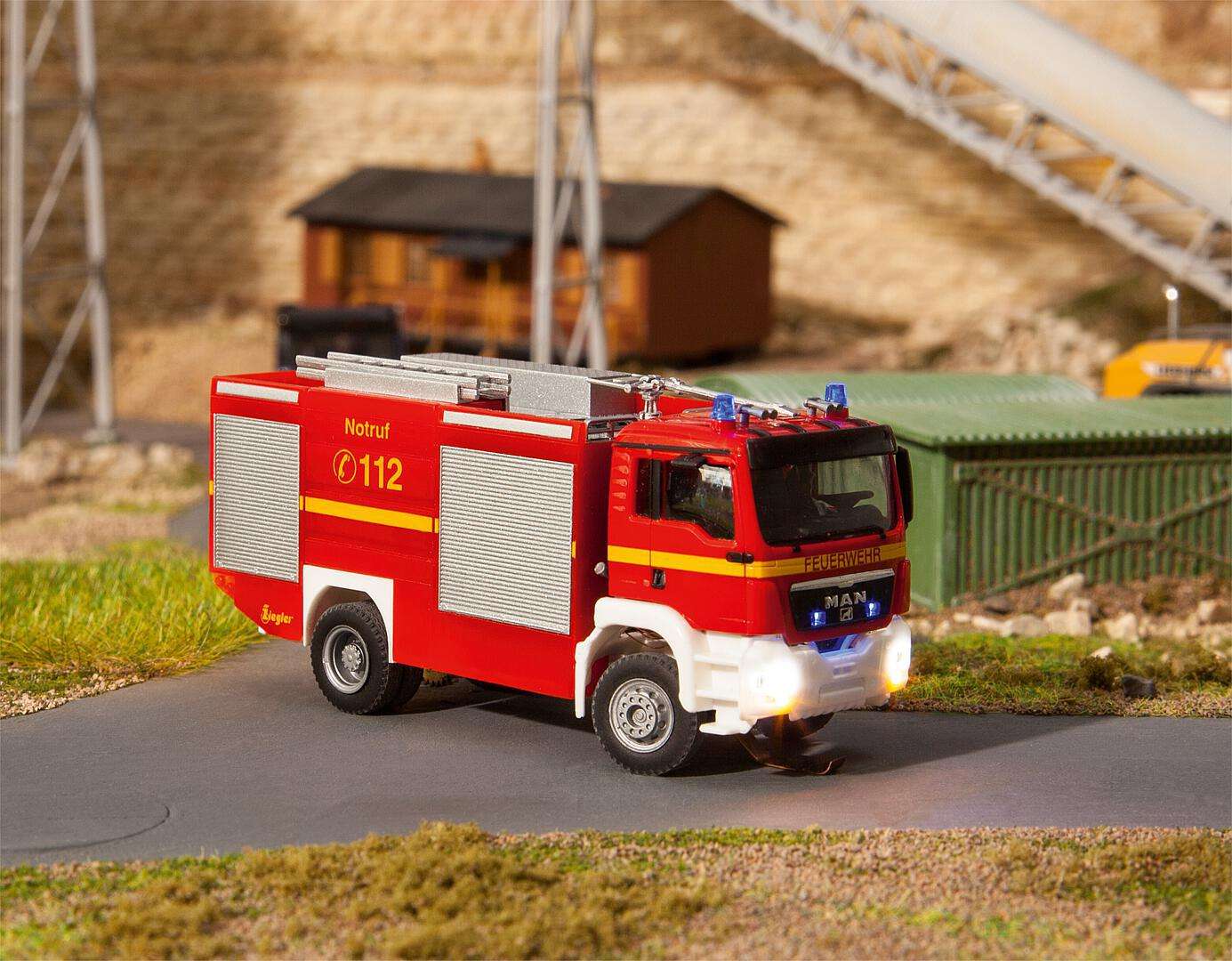 Car System Digital MAN TGS TLF Fire engine (HERPA)