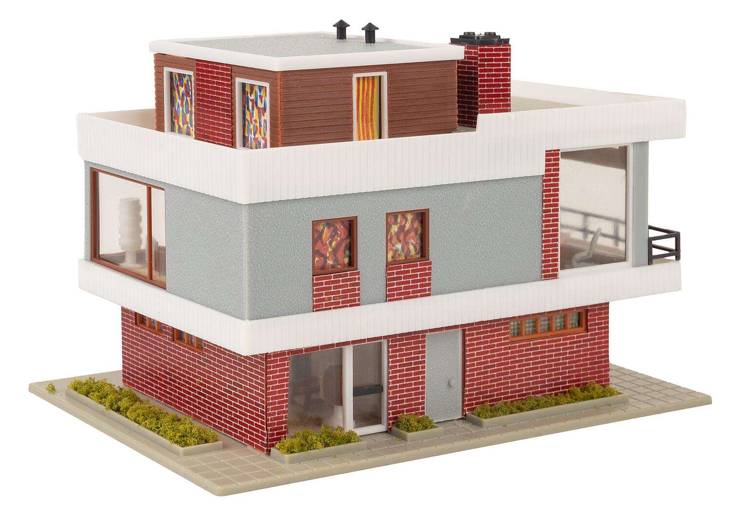 B-257 Modern house with flat roof thumbnail 3