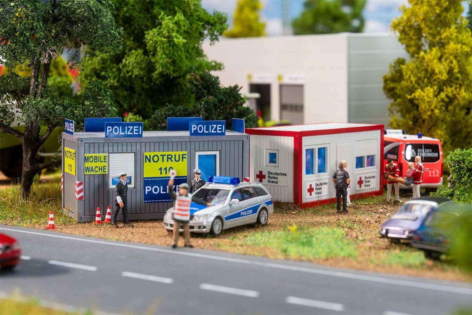Police and DRK Office container