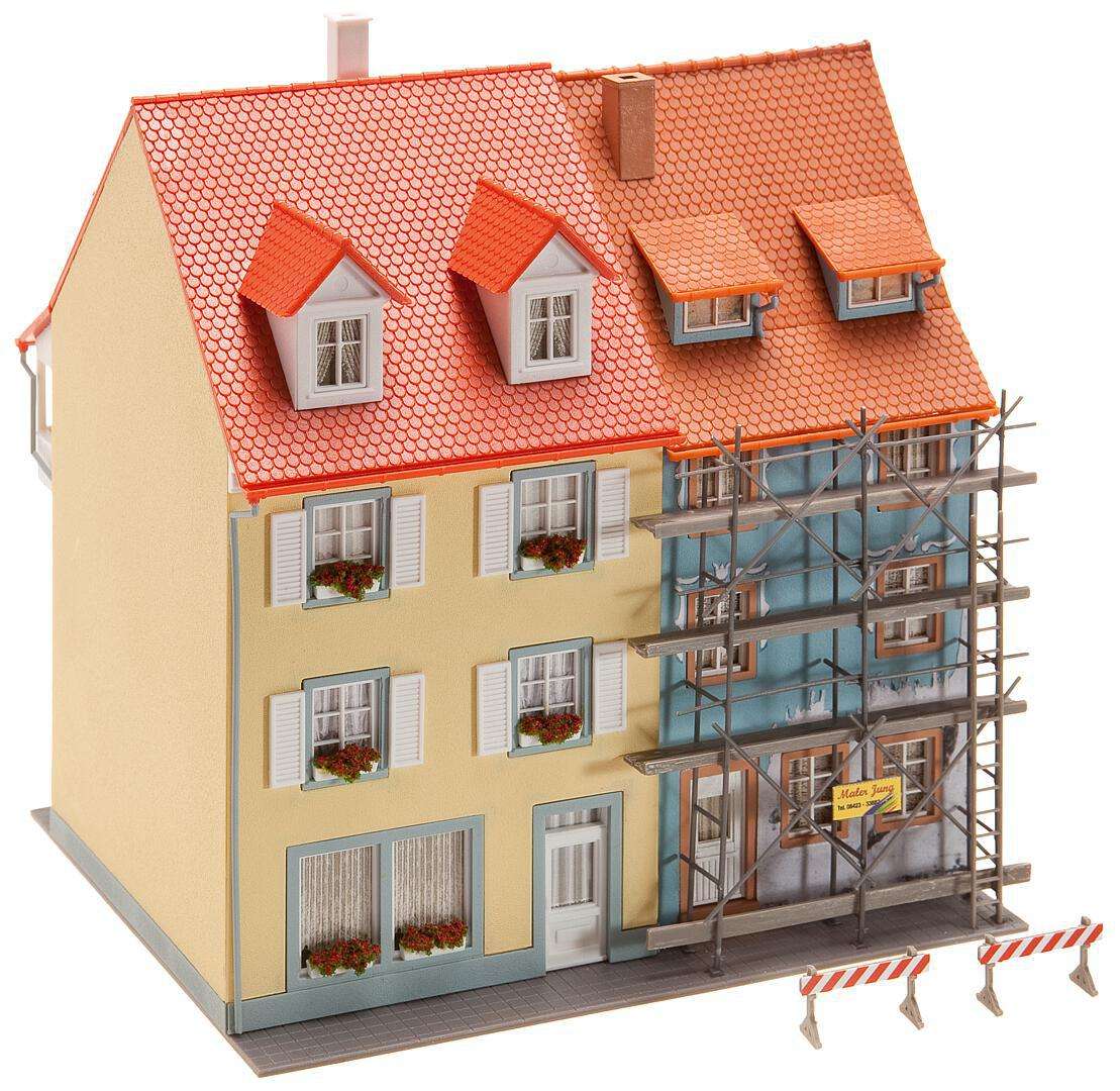 2 Village houses with painters scaffold thumbnail 3