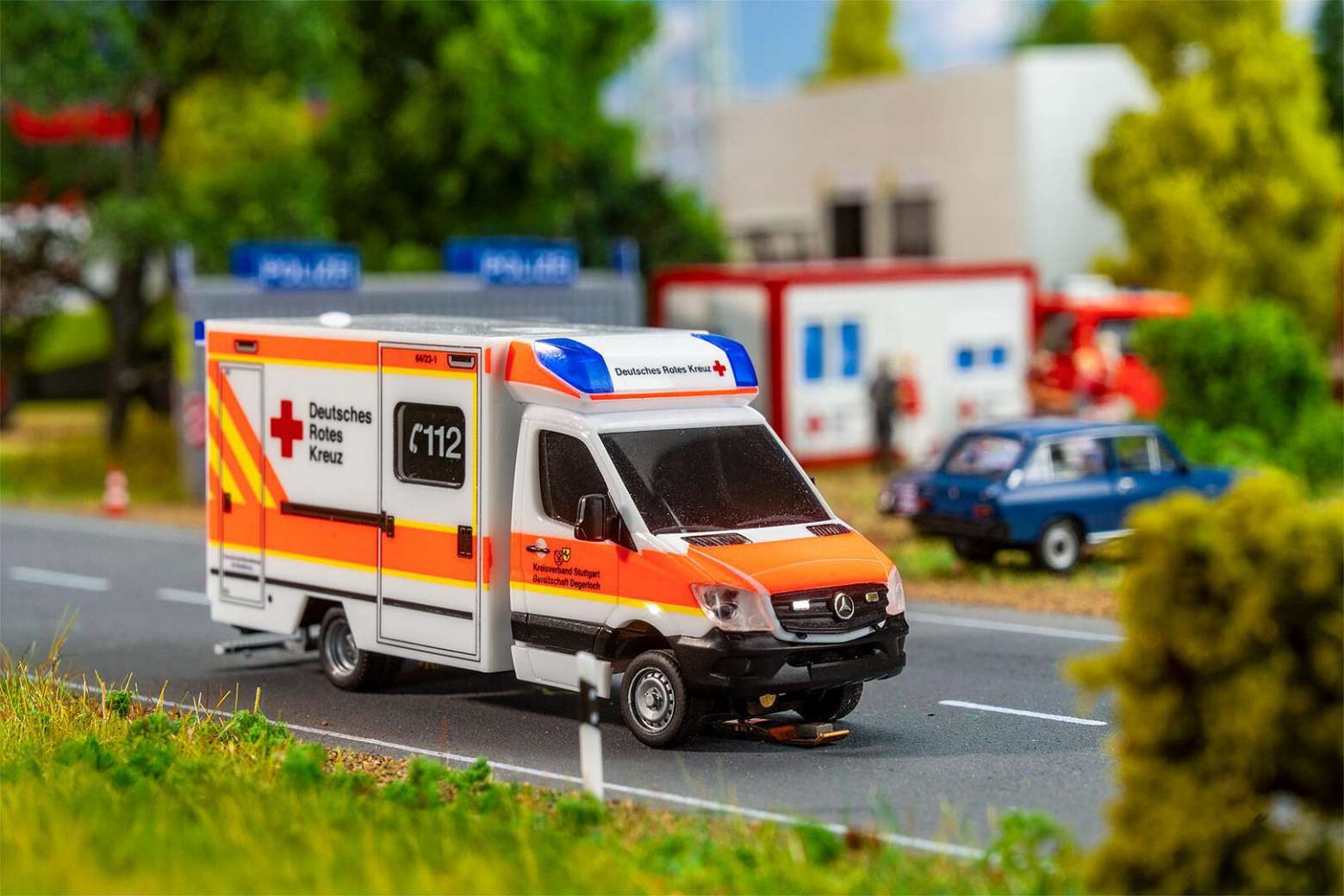 Car System Digital MB Sprinter Ambulance DRK (HERPA)