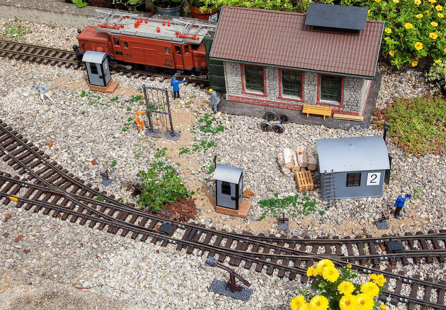 Train operation equipment set