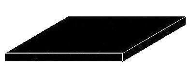 1 Stück Polystyrolplatte black 150x300x2,0 mm GP 153,33 €/m² Evergreen 9517 