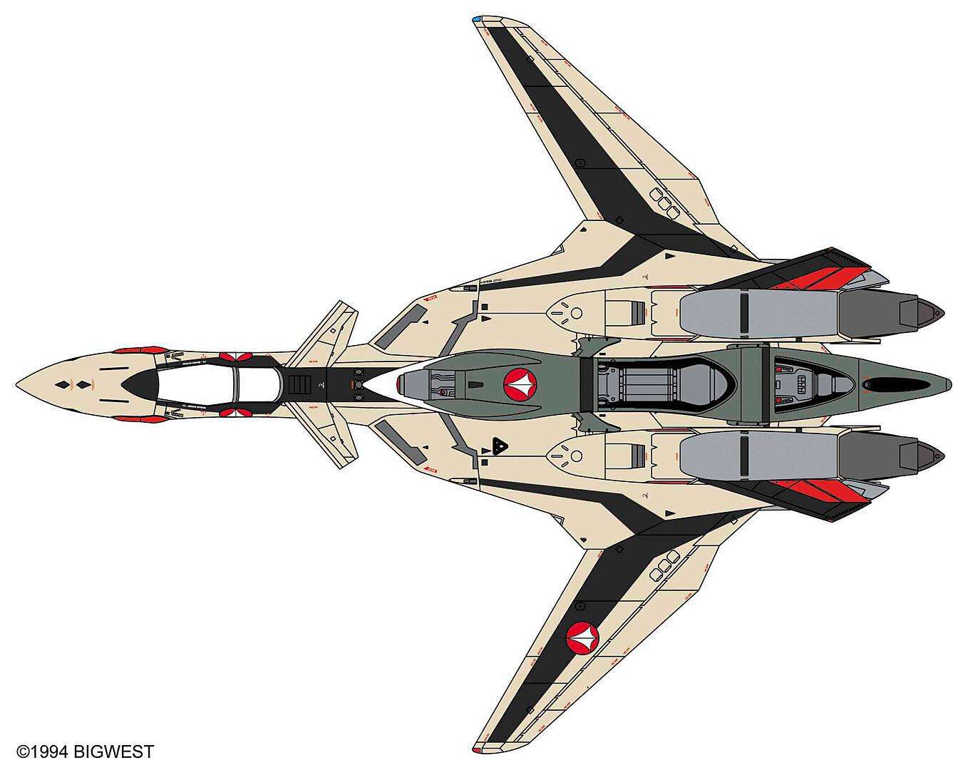 1/72 YF-19 with Fast Pack and Fold Booster | Science fiction
