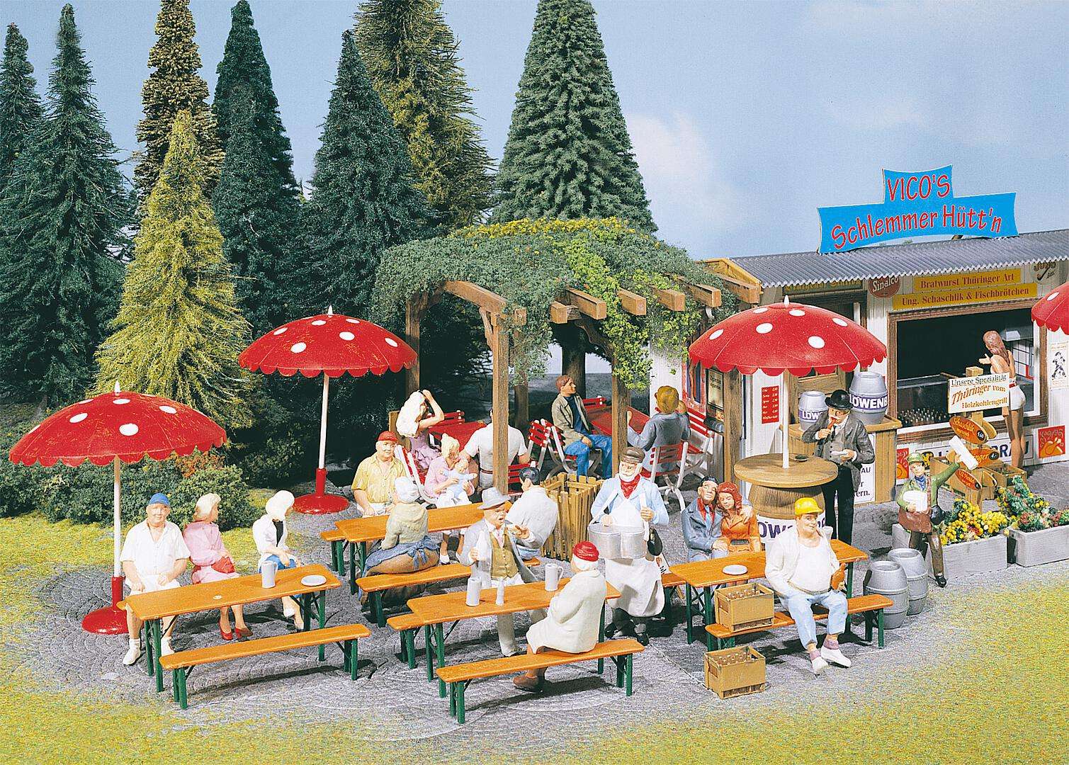 Beer garden set