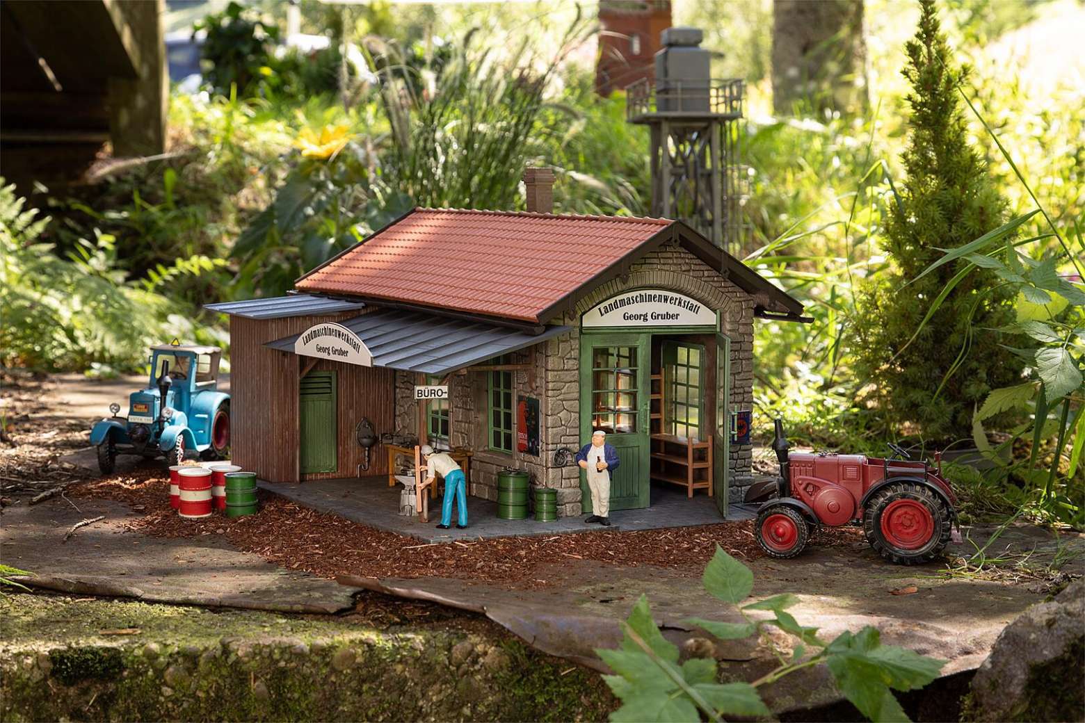 Agricultural machine workshop