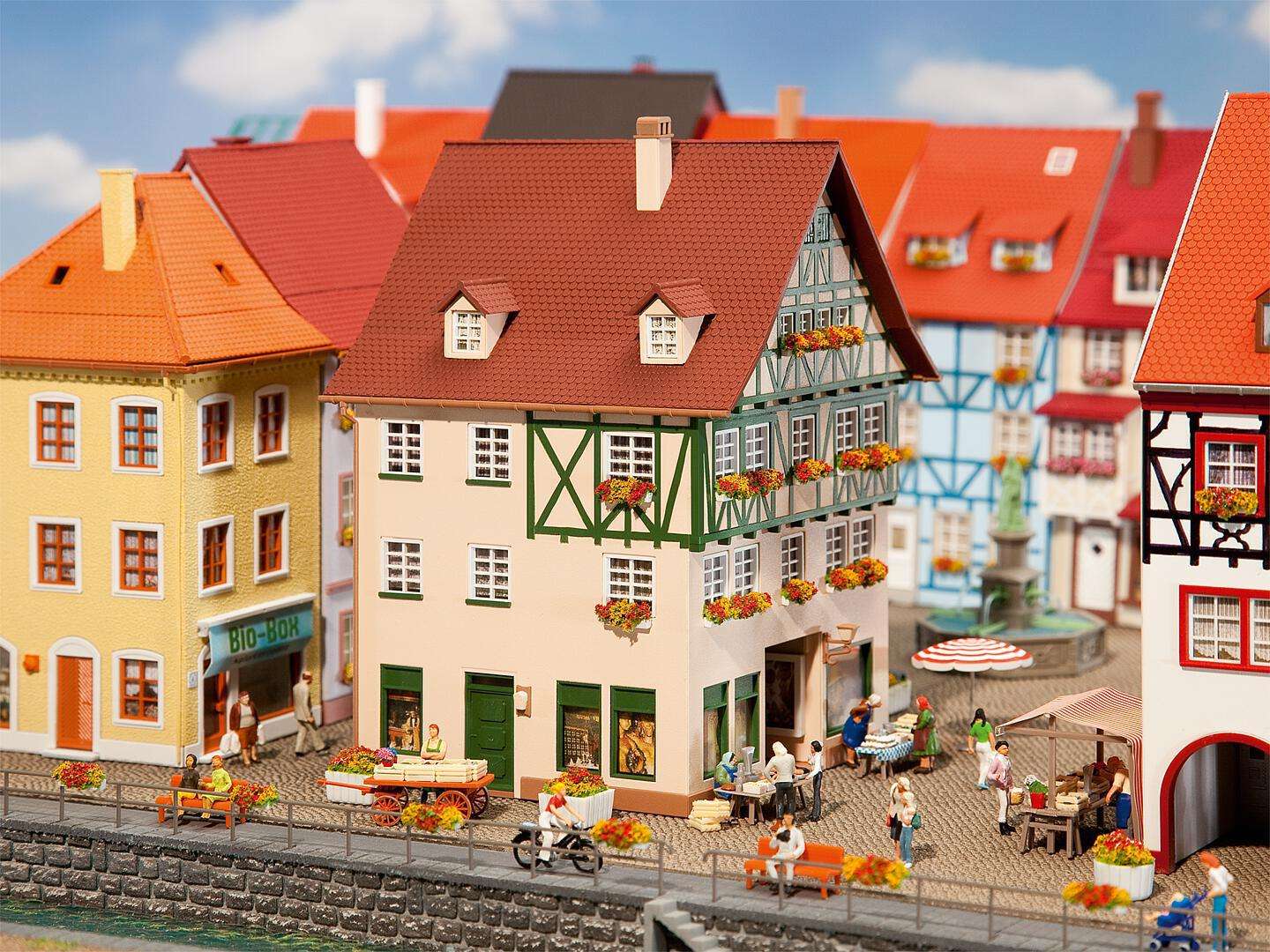 City house with passage
