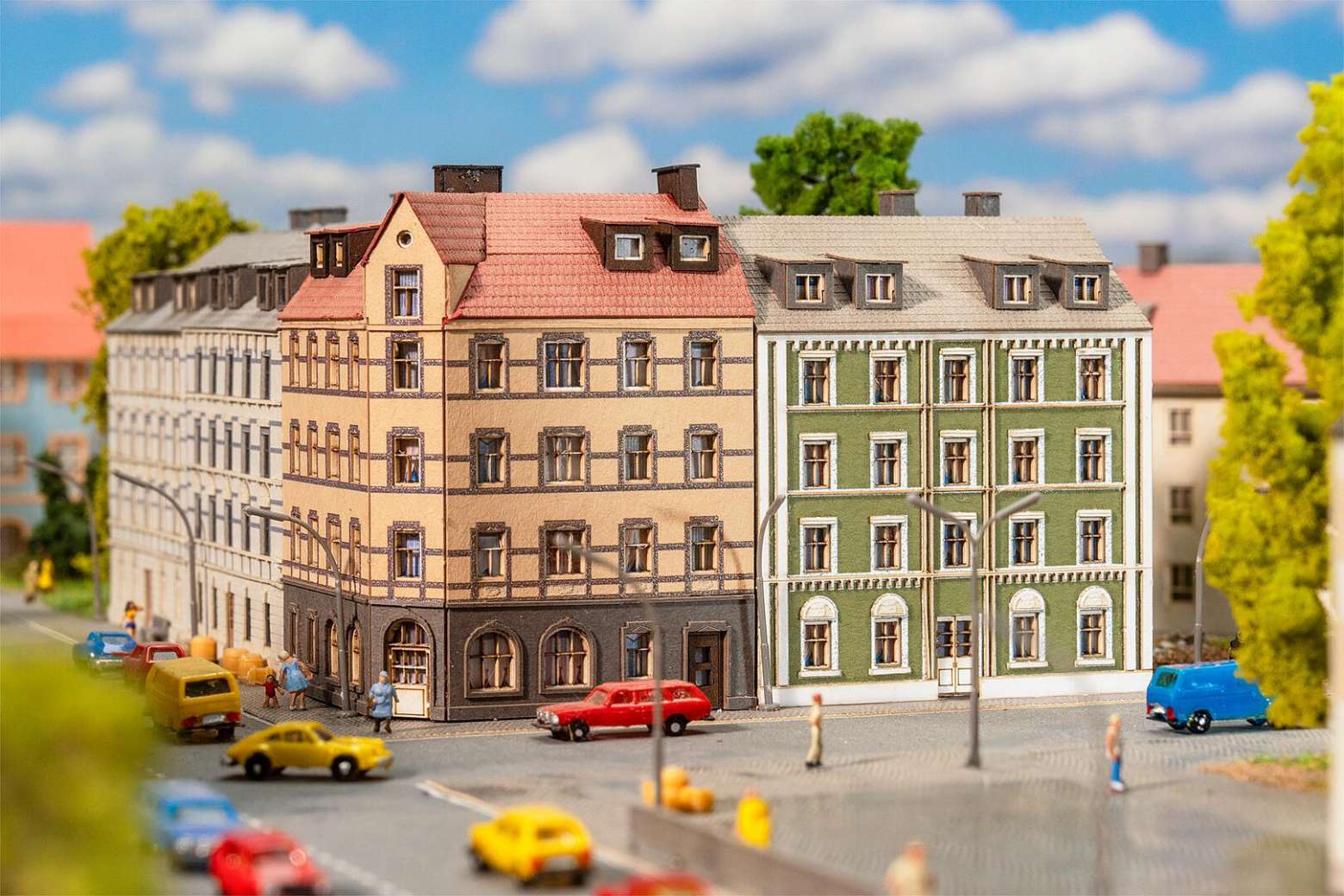 Row of townhouses
