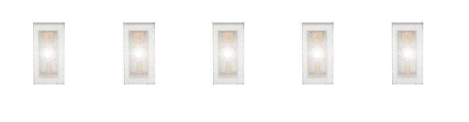 5 SMD-LEDs, white