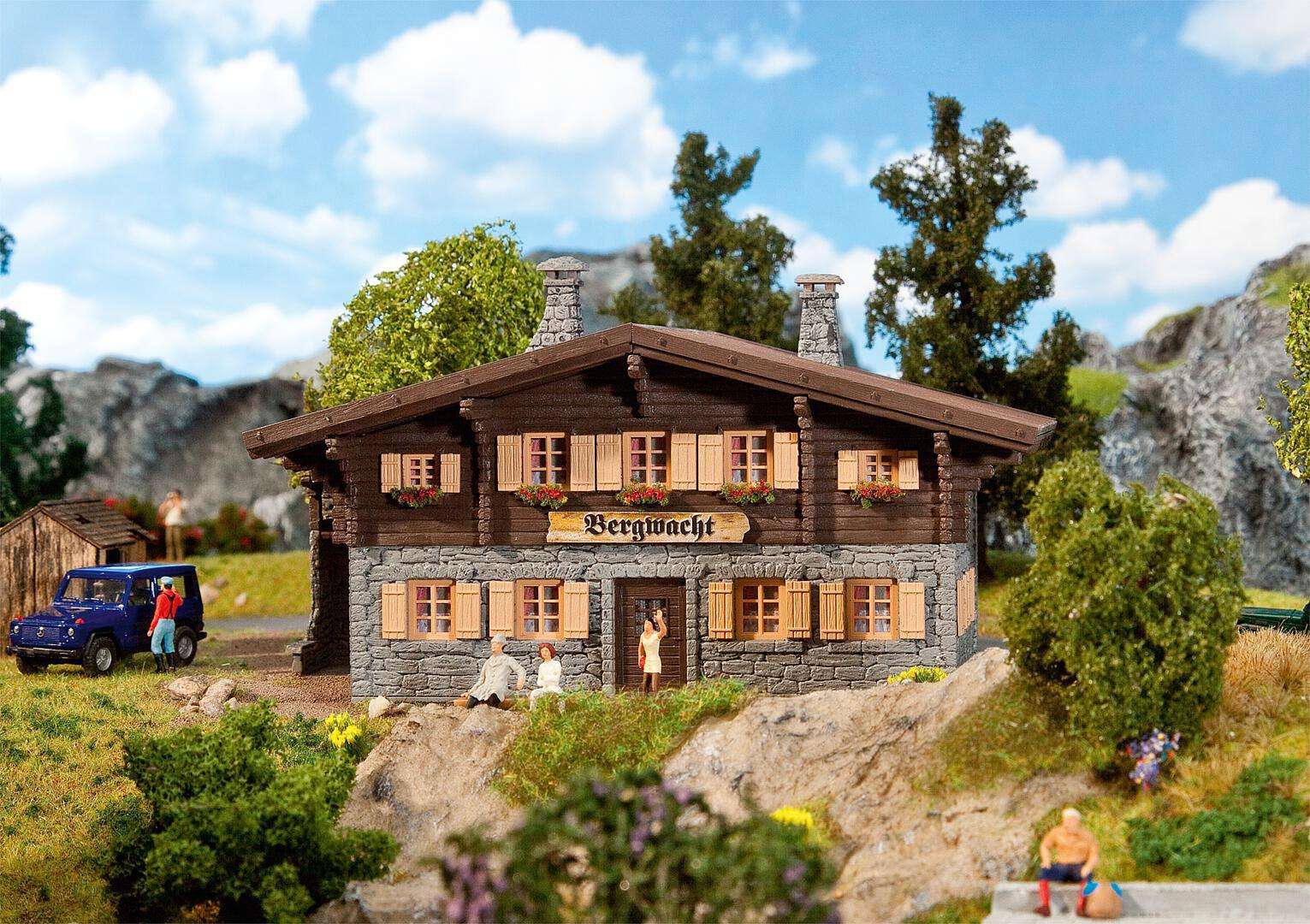 Mountain rescue cabin