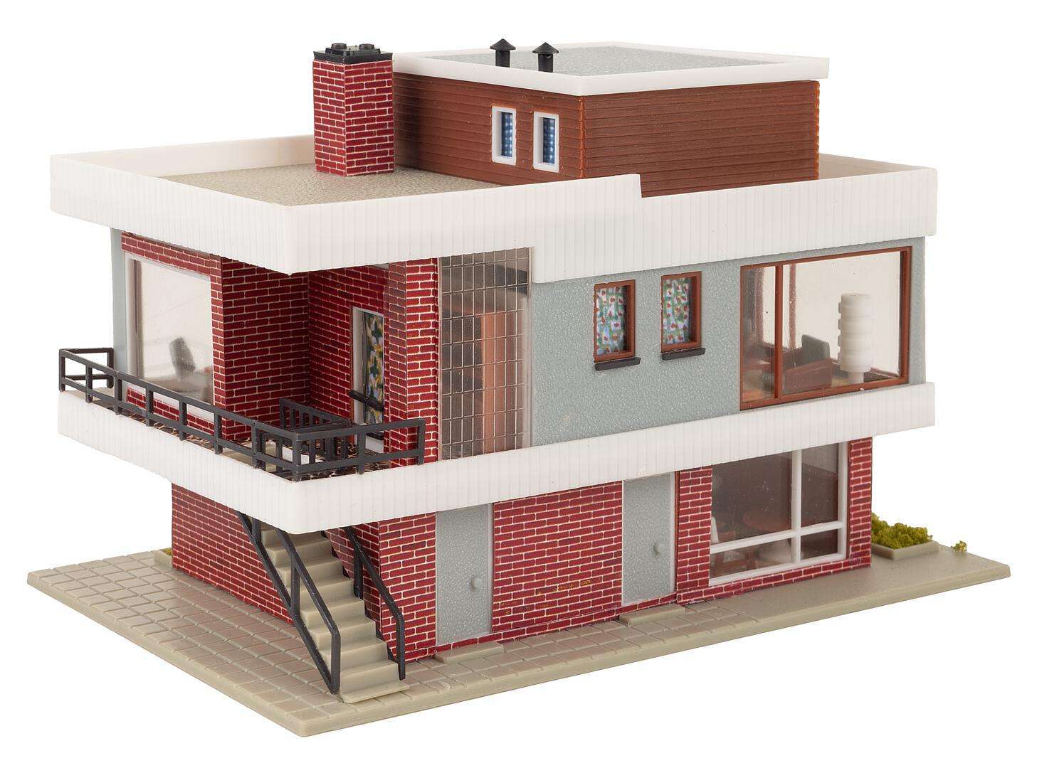 B-257 Modern house with flat roof thumbnail 2