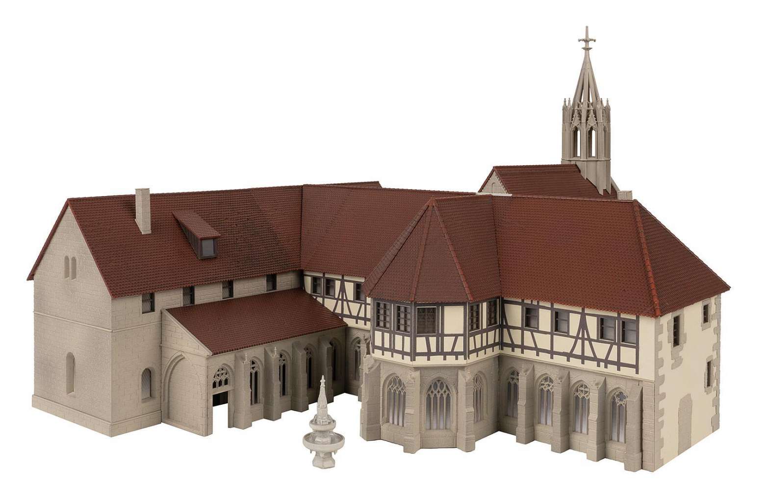 Old abbey with cloister thumbnail 6