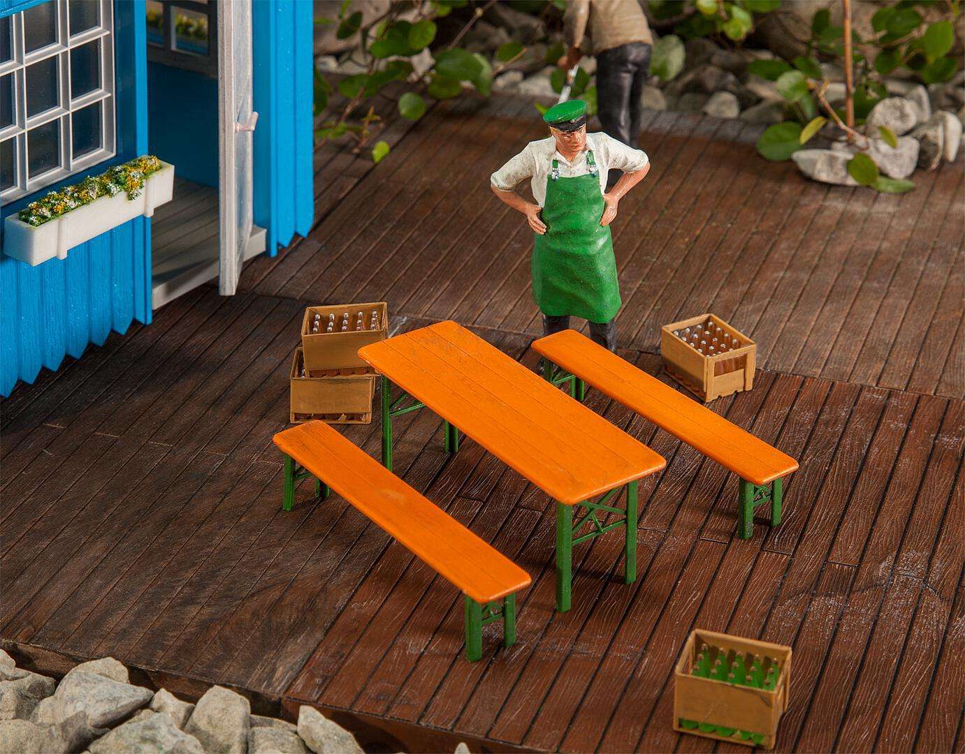 Beer table and benches